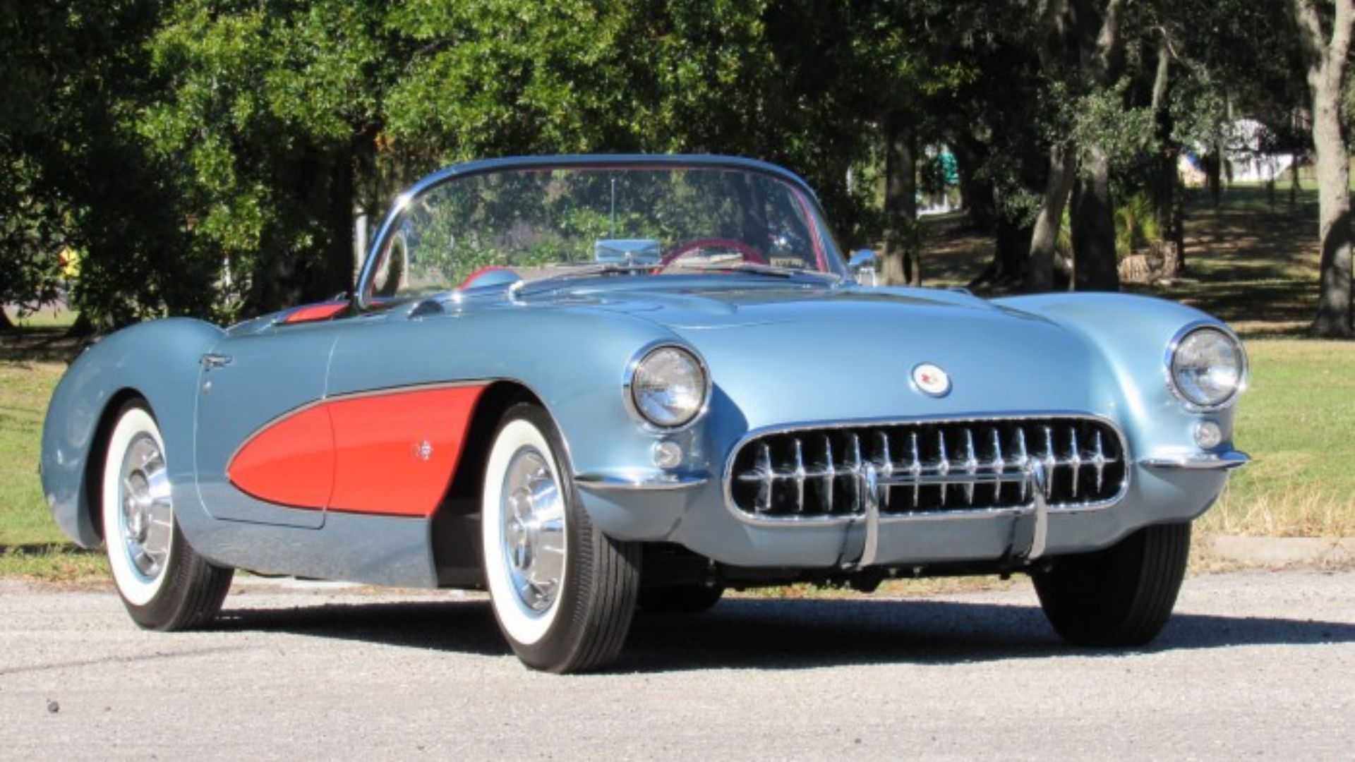 Click to Enlarge-Esc to Close Corvette Generations/C1/C1 1957 boasts rare options.jpg